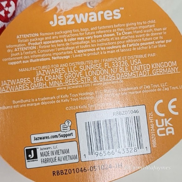 🎃 Fritz Pumpkin Flower 2024 Halloween GroovySpookySeries 5" Bum Bumz by Russ - Picture 9 of 9